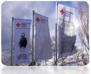 Fanhnen Henry Dunant - 150 Jahre DRK